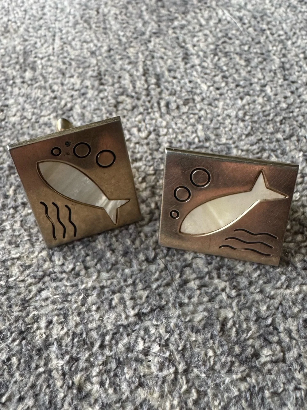 Vintage Swank Modernist Cufflinks